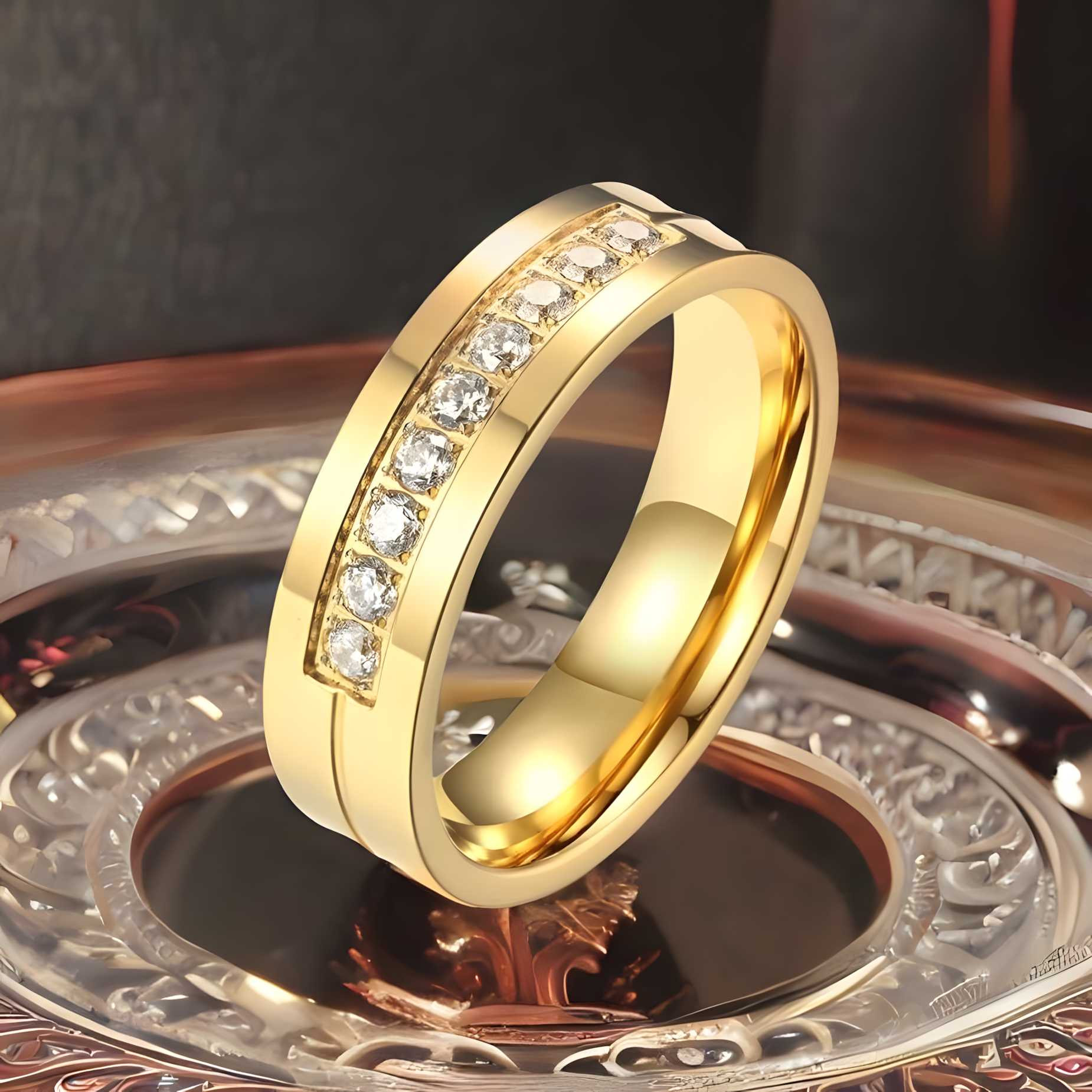 Bague couple gravure online