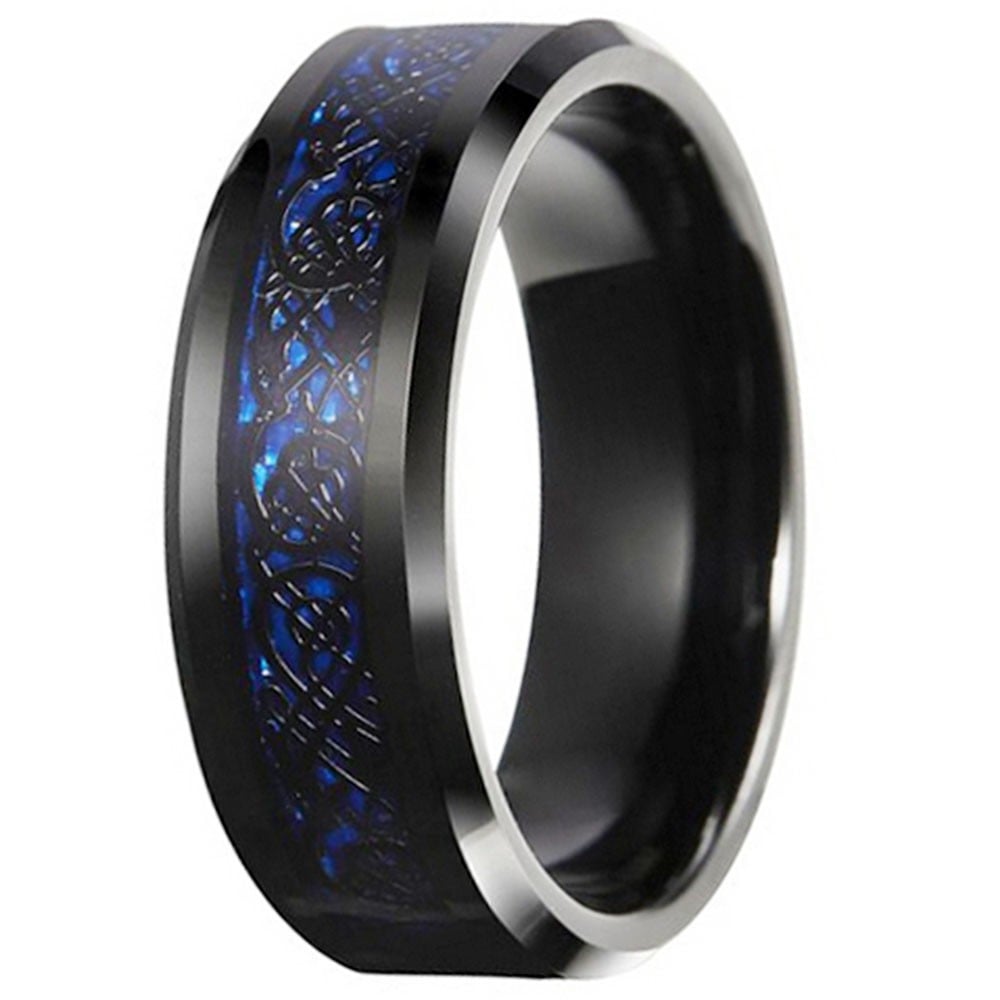 Bague noire hot sale et or