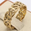 Bague homme anneau acier noeud celtique cisele