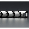 Men's and women's ceramic bracelet with polished finish and magnets