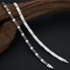 Pulsera de cerámica negra para hombre y mujer, magnética con imanes