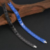 Men's ceramic bracelet polished finish with magnetic magnets