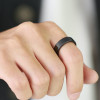 Personalized ceramic wedding ring