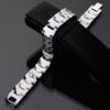 Men's Polished Tungsten Carbide Magnetic Bracelet