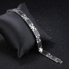 Magnetisches Kohlefaserarmband für Herren aus Edelstahl