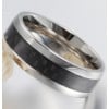 Bague anneau en acier fibre de carbone