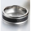 Bague anneau en acier fibre de carbone