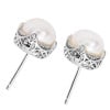Pendientes de plata con perlas de agua dulce