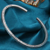 Solid silver Celtic Viking bangle bracelet for men and women