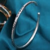 Massief zilveren armband met Viking-patroon voor dames en heren