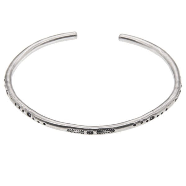 Sterling silver bracelet with Viking pattern for men and women