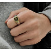 Open silver men's ring eye of providence freemasonry