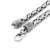 Bracelet balinais Argent Maille Tresse Cylindre Homme