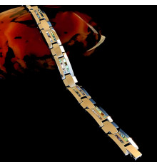 Bracelet Homme En Tungstène Avec Finitions Cuivrées - Neuf Avec étiquettes