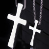 Pendentif croix en tungstene