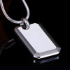 Colgante de placa militar de tungsteno personalizado para hombre
