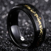 Personalized wedding ring Tungsten ring