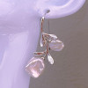 Sterling Silver stud earrings with freshwater pearls