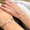 Men's Stainless Steel Curb Chain ID Bracelet