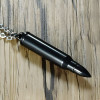 Men's Ball Stainless Steel Engraving Pendant Necklace