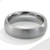 Personalized men's ring tungsten alliance dome brush