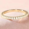 Anillo de mujer de 3 anillos de plata y circonitas.