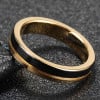 Personalized minimalist tungsten wedding ring for men and women