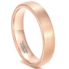 6mm or rose Bague mariage personnalisee alliance tungstene brossee or rose