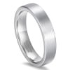 6mm Bague mariage personnalisee alliance tungstene brossee or rose