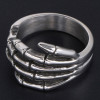 Heren stalen skelethandring