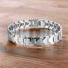 Wolfraam magnetische facetarmband voor heren