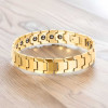 Wolfraam magnetische facetarmband voor heren