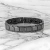 Bracelet homme ceramique finition polie aimants magnetique