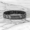 Men's ceramic bracelet polished finish with magnetic magnets