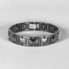 Pulsera piramidal magnética de cerámica para hombre con imanes