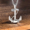 Men's Stainless Steel Celtic Anchor Pendant