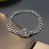 Bracciale da uomo catena in acciaio albero della vita