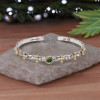 Bracelet argent massif jonc croix homme femme