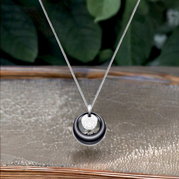 Pendentif Triskelion Plaqué Argent Avec Zircone - Charm Breloque Collier/Bracelet - Quiges
