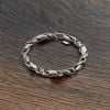 Bracelet argent 925 homme chaine torsadee celtique fermoir crochet