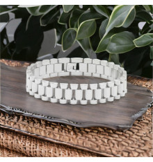 Men's Stainless Steel Polished Chain Bracelet