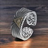Bague argent chevaliere homme oeil de la providence