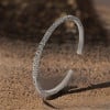 Solid silver Celtic Viking bangle bracelet for men and women