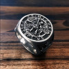Saint Michael Knights Cross Steel Men's Ring