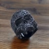 Anello teschio in acciaio da uomo