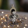 Pendentif argent homme femme ange gardien