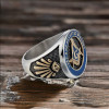 Freemasonry knightly steel men's ring