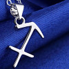 Sterling Silver Sagittarius zodiac pendant necklace