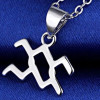 Zilveren herenketting met sterrenbeeld Waterman