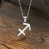 Sterling Silver Sagittarius zodiac pendant necklace